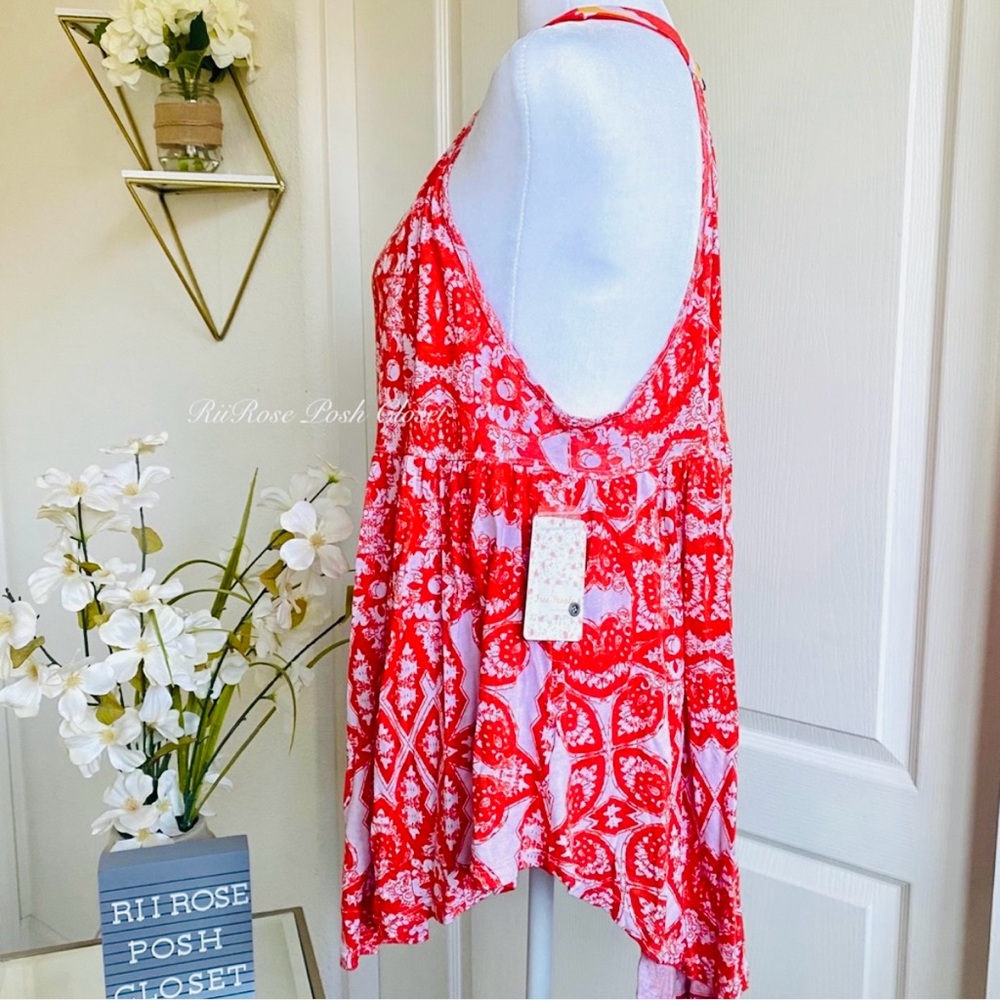 NWT Free People Mini Sleeveless Halter Tunic Top - Picture 4 of 6